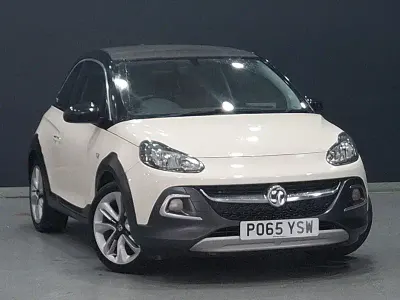 Used Vauxhall Adam Rocks 87 HP (63 kW) 2015 White Hatchback