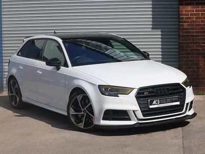Begagnad Audi S3 Sportback Black Edition 2019 Vit Halvkombi