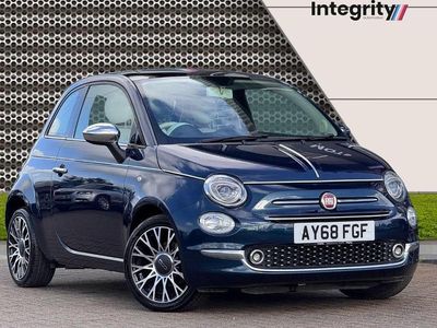 Used Fiat 500 Collezione 69 HP (50 kW) 2018 Blue Hatchback