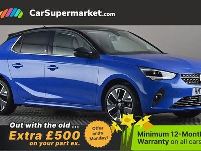 Used Vauxhall Corsa-e Elite 100 kW (136 HP) 2020 Blue Hatchback