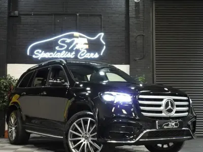 Begagnad Mercedes GLS450 AMG Line Premium Plus 2024 Svart SUV