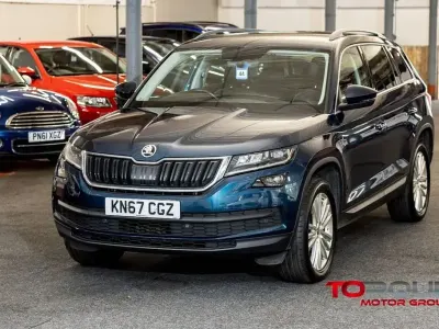 Używany Skoda Kodiaq SE L 150 KM (110 kW) 2017 Niebieski SUV
