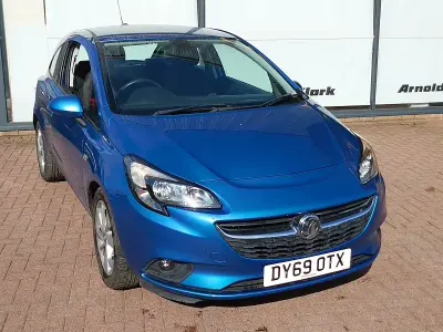 Used Vauxhall Corsa 75 HP (55 kW) 2019 Blue Hatchback