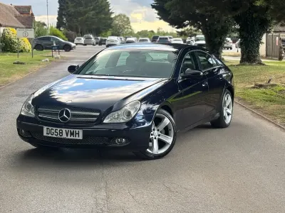 Used Mercedes CLS350 2008 Blue Coupe