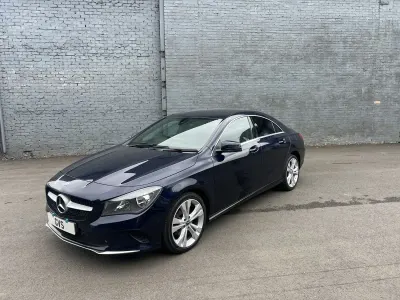 Used Mercedes CLA180 122 HP (89 kW) 2018 Blue Coupe