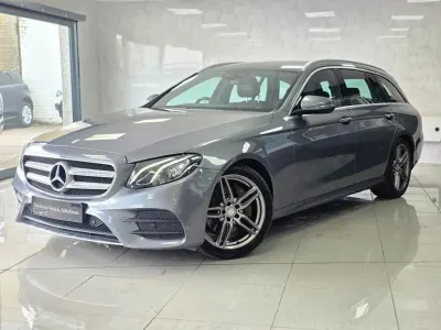 Used Mercedes E220 AMG line 194 HP (142 kW) 2017 Grey Estate