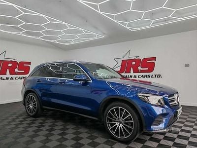 Used Mercedes GLC250 AMG line 204 HP (150 kW) 2018 Blue Estate