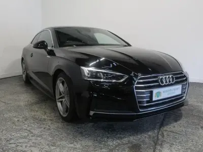 Używany Audi A5 S-Line 190 KM (139 kW) 2017 Czarny Coupe