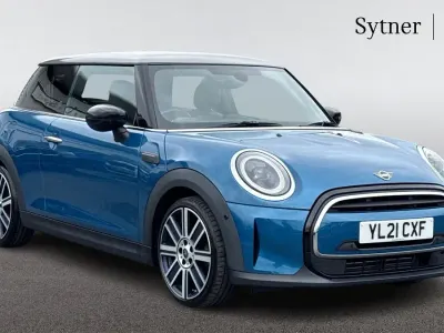 Used Mini Cooper Exclusive 136 HP (100 kW) 2021 Blue Hatchback