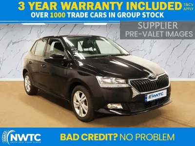 Used Skoda Fabia SE 60 HP (44 kW) 2019 Black Hatchback