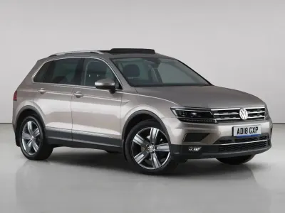 Used VW Tiguan SEL 2018 Beige SUV