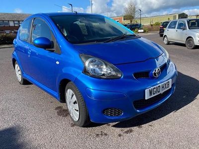 Used Toyota Aygo 67 HP (49 kW) 2010 Blue Hatchback