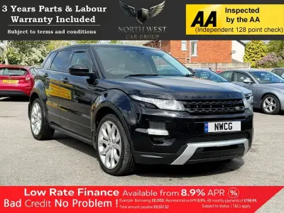Used Land Rover Range Rover evoque Dynamic 190 HP (139 kW) 2014 Black SUV