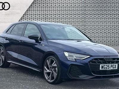 Used Audi A3 Black Edition 150 HP (110 kW) 2025 Blue