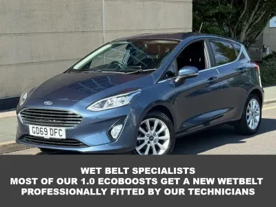 Used Ford Fiesta Titanium 100 HP (73 kW) 2020 Blue Hatchback