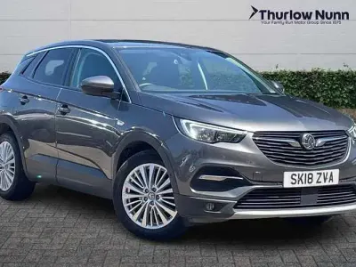 Used Vauxhall Grandland X Sport 131 HP (96 kW) 2018 Grey SUV