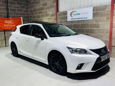 White/black Used 2015 Lexus CT200h Sport Line Hatchback | £11,490 (Fair price)