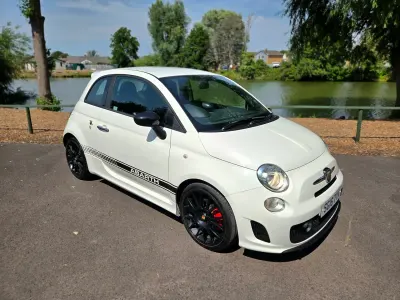 Used Abarth 595 165 HP (121 kW) 2016 White Hatchback