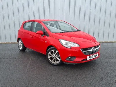 Used Vauxhall Corsa 75 HP (55 kW) 2017 Red Hatchback