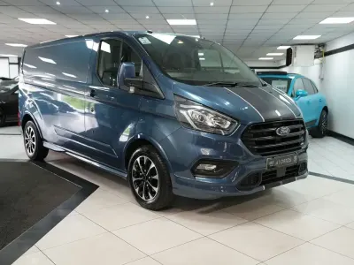 Used Ford Transit Custom Sport 170 HP (125 kW) 2019 Blue Van