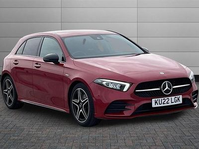 Used Mercedes A180 AMG Line Premium 136 HP (100 kW) 2022 Red Hatchback