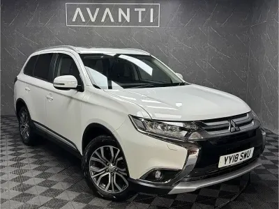 Używany Mitsubishi Outlander 2018 Biały SUV