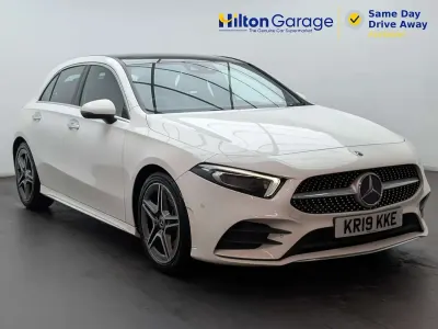 Used Mercedes A220 AMG Line Premium Plus 190 HP (139 kW) 2019 White Hatchback