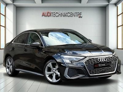 Black Used 2021 Audi A3 S-Line Sedan | £19,399 (Fair price)