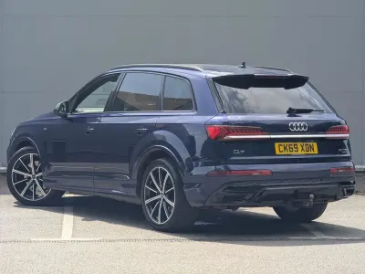 Used Audi Q7 Black Edition 2020 Blue SUV