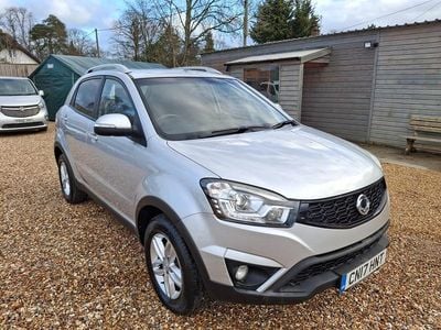 Used Ssangyong (KGM) Korando 178 HP (130 kW) 2017 Silver Van