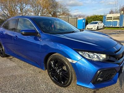 Used Honda Civic SR 126 HP (92 kW) 2018 Blue Hatchback