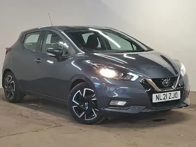 Used Nissan Micra Acenta 92 HP (67 kW) 2021 Grey Hatchback