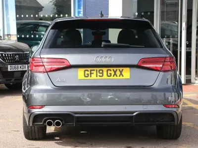 Used Audi A3 Sportback Black Edition 148 HP (108 kW) 2019 Grey Hatchback
