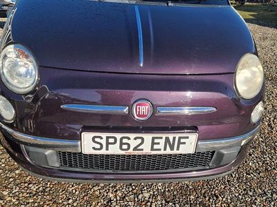 Used Fiat 500 Lounge 2012 Purple Hatchback