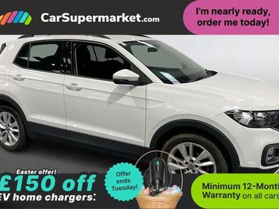 Used VW T-Cross Active 110 HP (80 kW) 2021 White SUV