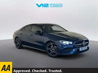 Used Mercedes CLA180 AMG Line Premium 136 HP (100 kW) 2022 Blue Sedan