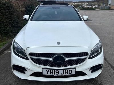 Used Mercedes C200 AMG line 2019 White Sedan