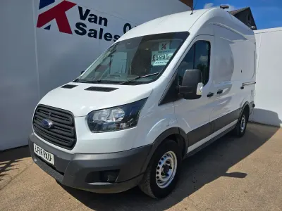 Used Ford Transit 130 HP (95 kW) 2018 White Van