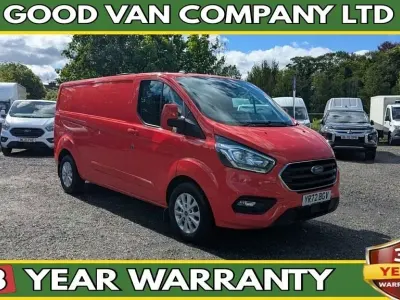 Käytetty Ford Transit Custom Premium 130 HP (95 kW) 2022 Punainen