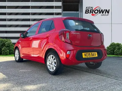 Used Kia Picanto 84 HP (61 kW) 2019 Red Hatchback