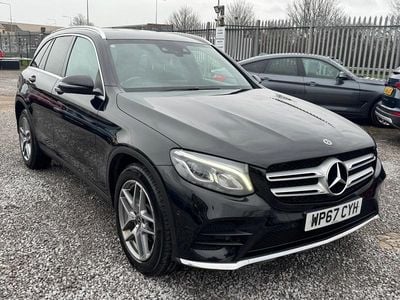 Begagnad Mercedes GLC220 AMG line 2017 Svart Kombi