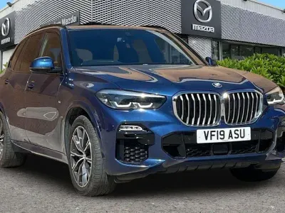 Used BMW X5 M Sport 265 HP (194 kW) 2019 Blue SUV