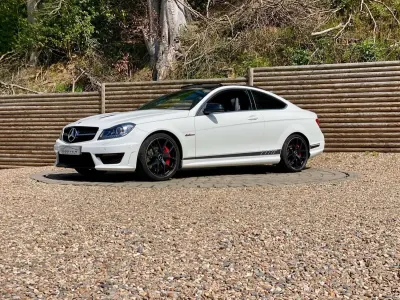 Used Mercedes C63 AMG Edition 507 HP (372 kW) 2014 White Coupe