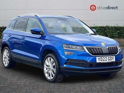Used Skoda Karoq SE L 110 HP (80 kW) 2022 Blue SUV
