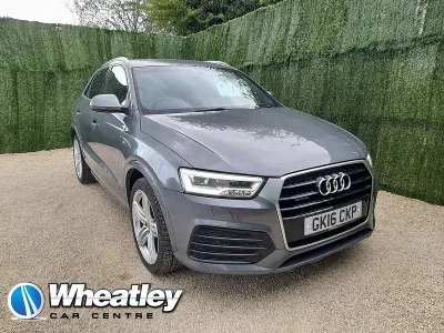 Used Audi Q3 S-line plus 184 HP (135 kW) 2016 Grey SUV