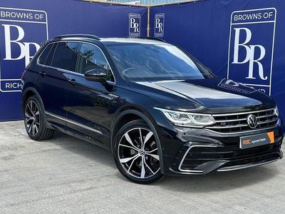 Black Used 2021 VW Tiguan R-line SUV | £25,799 (Fair price)