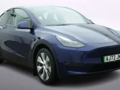Used Tesla Model Y Long Range AWD 378 kW (514 HP) 2022 Blue SUV
