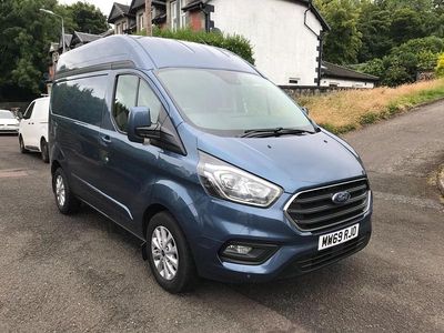 Blue Used 2019 Ford Transit Custom Limited | £11,595 (Fair price)