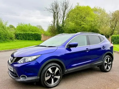 Used Nissan Qashqai N-TEC 115 HP (84 kW) 2015 Blue SUV