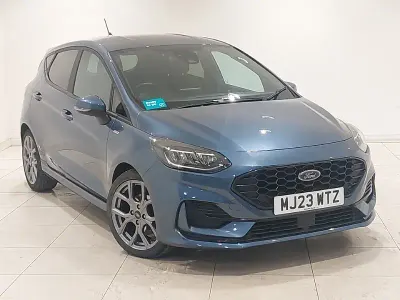 Used Ford Fiesta ST-Line 125 HP (91 kW) 2023 Blue Hatchback